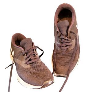 Nike Black Flyknit Odyessy React Running Shoe Lightweight Athletic Footwear 9